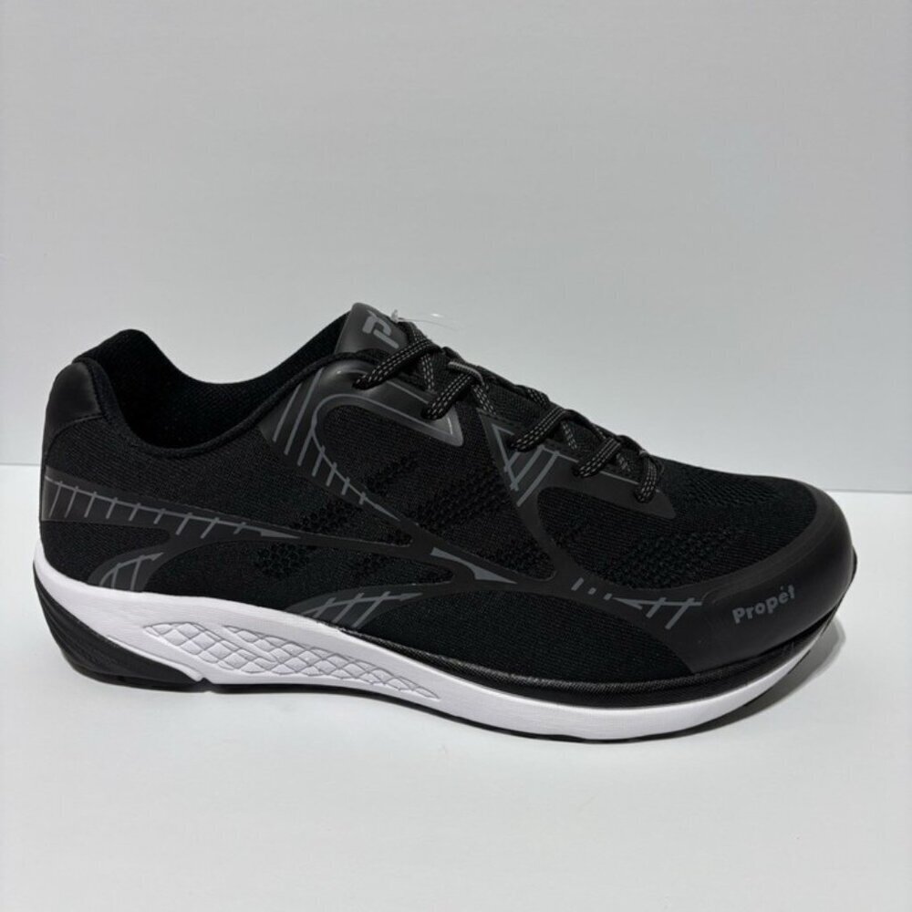 Propet Men’s One LT Black Sneakers, Size 16 X(3E)